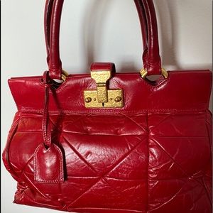 Red Marc Jacobs bag